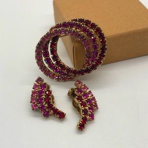 Vintage 50s Rhinestone Set